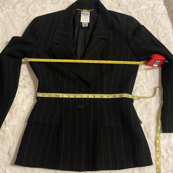 CELINE Paris Pinstripe Blazer - Picture 4 of 8